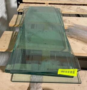 (5) GLASS SHELVES