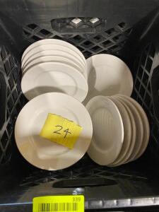 (24) CERAMIC 4" PLATES