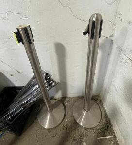 MATCHING SET OF STAINLESS STANCHIONS (2 PACK)