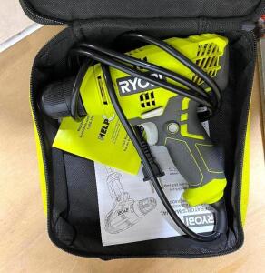 RYOBI CORDED DRILL/DRIVER WITH MISC TOOLS INCLUDED