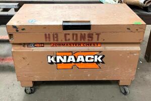 KNAACK 48" STEEL ROLLING JOBSITE TOOL STORAGE CHEST