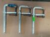 (3) 12" SLIDING ARM F-CLAMP - 2