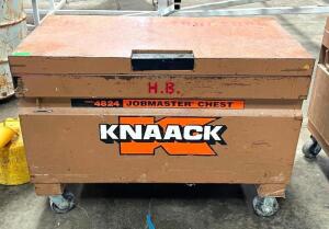 KNAACK 48" STEEL ROLLING JOBSITE TOOL STORAGE CHEST