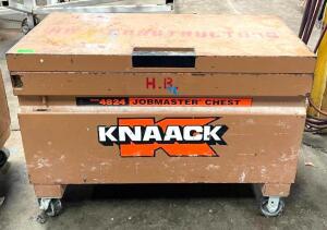 KNAACK 48" STEEL ROLLING JOBSITE TOOL STORAGE CHEST