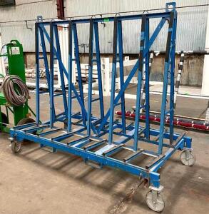 BROMER 84" X 48" GLASS PANEL CART