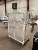 48" X 30" X 70" STEEL SECURITY STORAGE CART ON CASTERS - 3