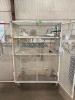 48" X 30" X 70" STEEL SECURITY STORAGE CART ON CASTERS - 4