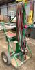 INDUSTRIAL WELDING CART WITH ACETYLENE LINES AND TORCH KIT - (TANKS NOT INCLUDED)