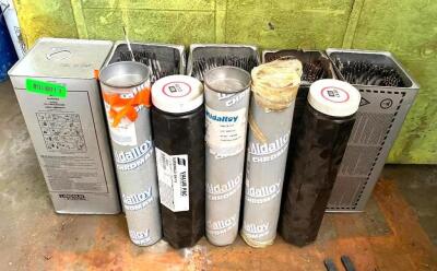 LARGE ASSORTMENT OF VARIOUS WELDING ROD AS SHOWN