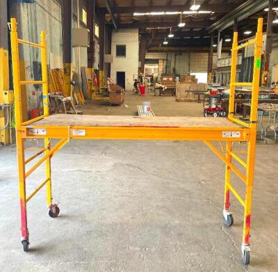 6' MULTI-PURPOSE BAKER-STYLE SCAFFOLDING ON CASTERS