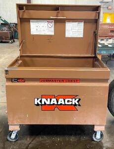 KNAACK 48" STEEL ROLLING JOBSITE TOOL STORAGE CHEST