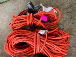 (2) HEAVY DUTY EXTENSION CORDS