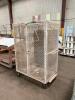 48" X 30" X 70" STEEL SECURITY STORAGE ENCLOSURE ON CASTERS - 3