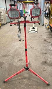 TWIN HEAD TRIPOD WORK LIGHT