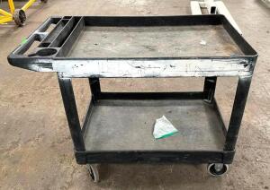 2-TIER PLASTIC UTILITY CART