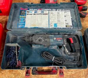 SDS PLUS S4 ROTARY HAMMER DRILL WITH CASE AND ACCESSORIES