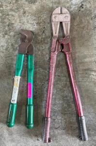 (2) VARIOUS CUTTING HAND TOOLS