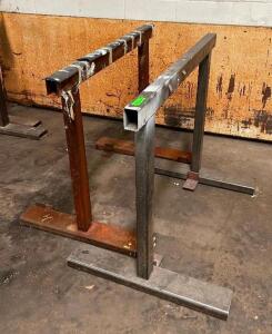 (2) - CUSTOM MADE PORTABLE SAW HORSES / TABLE LEGS /