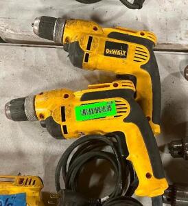 (4) - VARIABLE SPEED REVERSING CORDED DRILLS