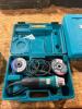 4-INCH ANGLE GRINDER WITH HARD SHELL CASE AND ADDITIONAL ACCESSORIES - 4