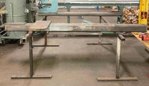 (2) - CUSTOM MADE PORTABLE SAW HORSES / TABLE LEGS