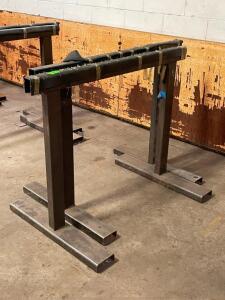 (2) - CUSTOM MADE PORTABLE SAW HORSES / TABLE LEGS /