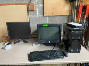 COMPUTER AND COMPUTER MONITOR SET