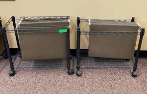 (2) - ROLLING FILE ORGANIZERS