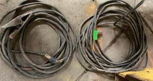 (2) 50' HEAVY DUTY WELDING LEADS