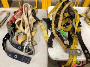 (2) SAFETY HARNESSES W/ SHOCK ABSORPTION CORDS