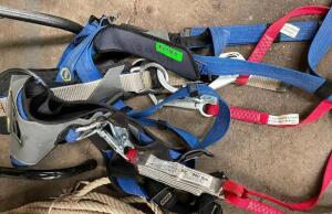 (1) SAFETY HARNESSES W/ SHOCK ABSORPTION CORDS