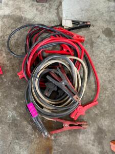 (3) ASSORTED AUTO JUMPER CABLES