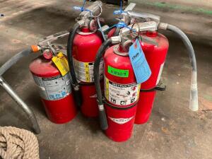 (5) - FIRE EXTINGUISHERS