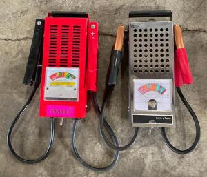 (2) BATTERY AND CHARGING SYSTEM TESTER