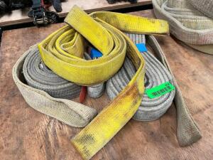 (4) - ASSORTED TOW STRAPS