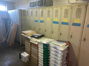 16 SECTION LOCKER SYSTEM