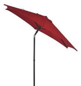 DESCRIPTION: (1) TABLE UMBRELLABRAND/MODEL: MAINSTAYSINFORMATION: REDRETAIL$: $29.84 SIZE: 7.5'QTY: 1