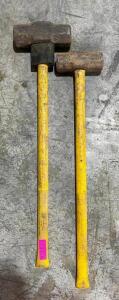 (2) 32" SLEDGE HAMMER WITH PLASTIC SHAFT