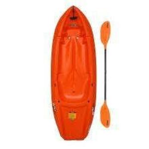 DESCRIPTION: (1) WAVE 60 YOUTH KAYAK BRAND/MODEL: LIFETIME #90154 INFORMATION: ORANGE RETAIL$: $149.99 EA SIZE: 9INX6FTX24IN QTY: 1