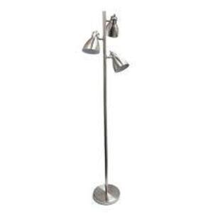 DESCRIPTION: (1) 3 LIGHT FLOOR LAMP BRAND/MODEL: SIMPLE DESIGNS #LF2007-BSN RETAIL$: $99.99 EA SIZE: 3 LIGHTS QTY: 1