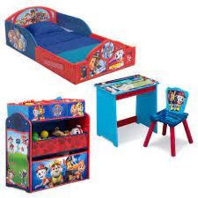 DESCRIPTION: (1) ROOM IN A BOX BEDROOM SETBRAND/MODEL: PAW PATROL #99251PWRETAIL$: 199.99 QTY: 1