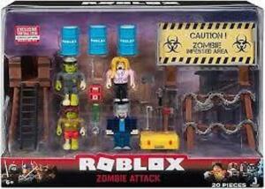 DESCRIPTION: (1) ZOMBIE ATTACK PLAYSET BRAND/MODEL: ROBLOX RETAIL$: $25.99 EA SIZE: 20 PIECES QTY: 1