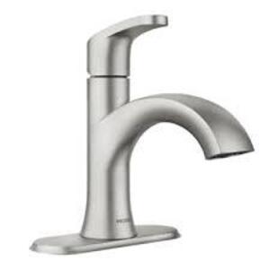 DESCRIPTION: (1) KITCHEN FAUCET BRAND/MODEL: MOEN #84346SRN INFORMATION: STAINLESS RETAIL$: $75.00 EA QTY: 1