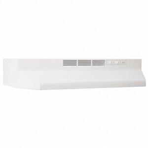 DESCRIPTION: (1) RANGE HOOD BRAND/MODEL: BROAN #15J091 INFORMATION: WHITE RETAIL$: $118.25 EA SIZE: 36" QTY: 1