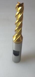 DESCRIPTION: (1) HSCO8 SQ END MILL BRAND/MODEL: HERTEL 41114380 RETAIL$: 35.95 SIZE: 1/4" DIA 1-1/4" LOC 3/8" SD QTY: 1