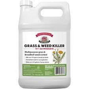 DESCRIPTION: (2) GRASS AND WEED KILLERBRAND/MODEL: FARM GENERALRETAIL$: $100.00 EASIZE: 1 GALLONQTY: 2