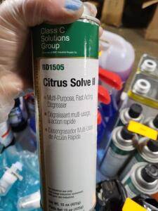 DESCRIPTION: (6) CITRUS SOLVE 2 BRAND/MODEL: CLASS C SOLUTIONS #BD1505 RETAIL$: $16.84 EA SIZE: 15 OZ QTY: 6