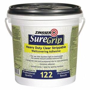 DESCRIPTION: (1) CLEAR WALLCOVERING ADHESIVE BRAND/MODEL: RUST-OLEUM #35YJ88 RETAIL$: $16.28 EA SIZE: 1 GALLON QTY: 1