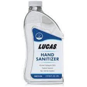 DESCRIPTION: (2) HAND SANITIZER BRAND/MODEL: LUCAS OIL PRODUCTS #60FG52 RETAIL$: $42.80 EA SIZE: 64 OZ QTY: 2