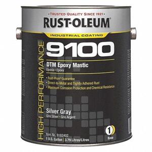 DESCRIPTION: (2) EPOXY MASTIC COATING BASED BRAND/MODEL: RUST-OLEUM #4CH80 INFORMATION: SILVER GRAY RETAIL$: 122.09 SIZE: 1 GALLON QTY: 2